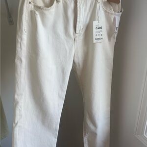 Kensie White Straight Jeans